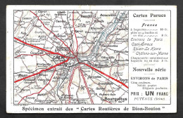 SPECIMEN  " Carte Routières" - Landkarten