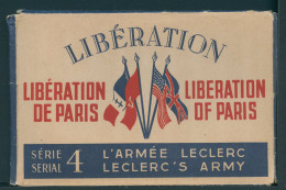 LIBERATION DE PARIS - Série 4 De 10 CPA PHOTO - L'Armée LECLERC - éditions S.T.L.- TTB / Série RARE - Guerre 1939-45