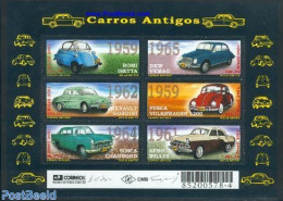 Brazil 2001 Automobiles 6v M/s, Mint NH, Transport - Automobiles - Unused Stamps