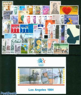 Belgium 1984 Yearset 1984, Complete, 42v + 1 S/s, Mint NH, Various - Yearsets (by Country) - Neufs