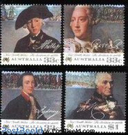 Australia 1986 First Colonies 4v, Mint NH, History - Transport - Various - Explorers - Ships And Boats - Uniforms - Ar.. - Neufs