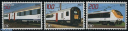 Belgium 1997 Modern Railways 3v, Mint NH, Transport - Railways - Nuevos