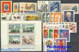 Germany, Berlin 1971 Year Set 1971 (35v+1s/s), Mint NH - Unused Stamps