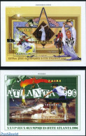 Congo Dem. Republic, (zaire) 1996 Olympic Games Atlanta 2 S/s, Mint NH, Sport - Transport - Kayaks & Rowing - Olympic .. - Rudersport