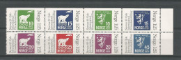 Norway 1978 Norwex 80 Strip Y.T. 731/738 ** - Nuovi