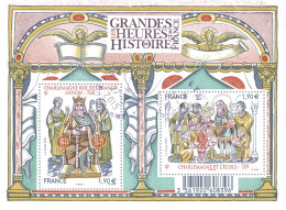 FRANCE 2015 BLOC OBLITERE LES GRANDES HEURES DE L HISTOIRE CHARLEMAGNE  F 4943 - Usati