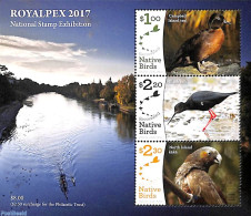 New Zealand 2017 Royalpex 2017 S/s, Mint NH, Nature - Birds - Birds Of Prey - Parrots - Philately - Nuovi