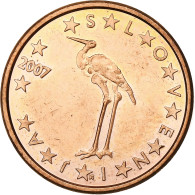 Slovénie, Euro Cent, 2007, Cuivre Plaqué Acier, SUP+, KM:68 - Slovénie