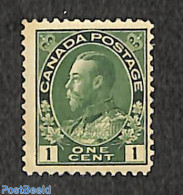 Canada 1911 1c, Green, Stamp Out Of Set, Mint NH - Nuevos