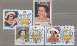 Tuvalu 1986 Queen Elizabeth II Mi 360-363 MNH(**) #34093 - Tuvalu