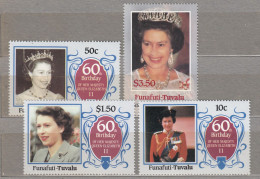 Funafuti Tuvalu 1986 Queen Elizabeth II Mi 71-74 MNH(**) #34094 - Tuvalu