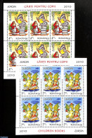 Romania 2010 Europe, Children Books 2 M/s, Mint NH, History - Europa (cept) - Art - Children's Books Illustrations - Unused Stamps