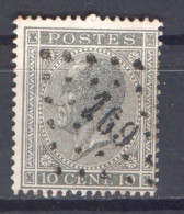 België OCB17 Gestempeld Pt169 Harelbeke COBA €8 - 1865-1866 Profilo Sinistro