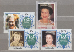 Nui Tuvalu 1986 Queen Elizabeth II Mi 71-74 MNH(**) #34095 - Tuvalu