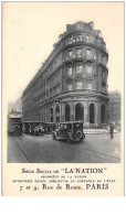 75017 . N° 47034 . Paris . Carte Publicitaire . La Nation.voiture - Arrondissement: 17