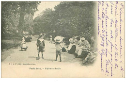 75.PARIS.n°21897.PARIS VECU.ENFANTS AU JARDIN - Artisanry In Paris