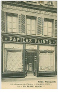 75.PARIS.17eme ARR.n°192.FELIX POULAIN.PAPIERS PEINTS.MAISON FONDEE EN 1820.11 AVENUE DE CLICHY.RARE - Arrondissement: 17