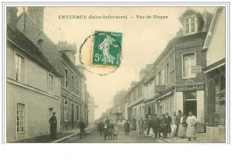 76.ENVERMEU.RUE DE DIEPPE.CAFE DE LA PAIX - Envermeu