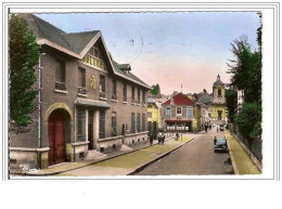 76.BOLBEC.LA POSTE, RUE JACQUES FAUQUET.CPSM - Bolbec