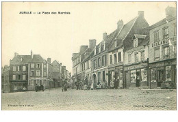 76.AUMALE.n°26872.LA PLACE DES MARCHES.BOULANGERIE.MANQUES - Aumale