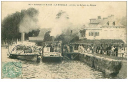 76 . N°37964.la Bouille.arrive Du Bateau De Rouen - La Bouille