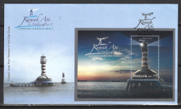 MALAISIE. BF 159 De 2013 Sur Enveloppe 1er Jour. Phare. - Faros