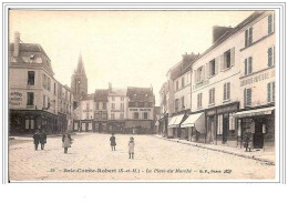 77.BRIE-COMTE-ROBERT.LA PLACE DU MARCHE.EPICERIE.PHARMACIE .BAZAR.LIBRAIRIE.... - Brie Comte Robert