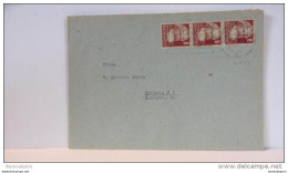 SBZ: Fern-Brief Mit 8 Pf Köpfe I Im 3-er Streifen  MWSt Dresden Vom 21.12.49 Knr: 214 (3) - Covers & Documents