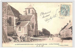 77.LA FERTE-GAUCHER.(ENVIRONS). LA CHAPELLE-VERONGE.LA RUE PRINCIPALE. - La Ferte Gaucher