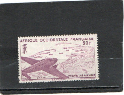 AFRIQUE  OCCIDENTALE  1947   Poste  Aérienne  Y.T. N° 11 à 14  Incomplet  12  NEUF** - Autres - Afrique