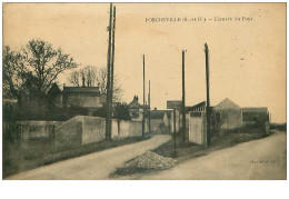 78.PORCHEVILLE.n°20245.L'ENTREE DU PAYS - Porcheville