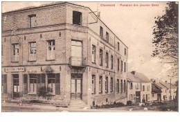 80 . N° 47065 . Oisemont . Pension Des Jeunes Gens.plie - Oisemont