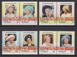 Tuvalu 1985 Queen Mother, Elizabeth II  Mi 308-315 MNH(**) #34098 - Tuvalu