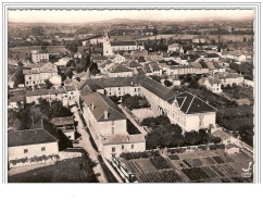 81.VALENCE-D'ALBIGEOIS.LE COUVENT.EN AVION AU DESSUS DE.......CPSM. - Valence D'Albigeois