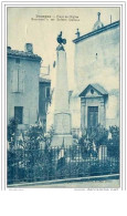 81.DOURGNE.PLACE DE L'EGLISE.MONUMENT A SES ENFANTS GLORIEUX - Dourgne