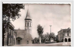 81.DOURGNE.L'EGLISE ET LE MONUMENT AUX MORTS.CPSM. - Dourgne