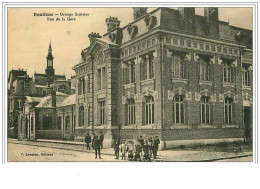 80.DOULLENS.GROUPE SCOLAIRE.RUE DE LA GARE.VOIR ETAT - Doullens