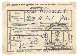 AUSTRIA. 1978. AUFGABESCHEIN. VEREIN NATURLICHEN LEBENS CANCEL - Otros & Sin Clasificación