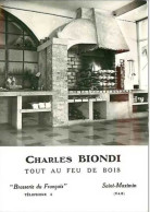 83.SAINT MAXIMIN.CHARLES BIONDI.TOUT AU FEU DE BOIS.BRASSERIE DU FRANCAIS.CPSM - Saint-Maximin-la-Sainte-Baume