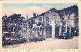 83.SAINT AYGULF.L'HOTEL BEAU RIVAGE, SON JARDIN ET SES PINS PARASOLS - Saint-Aygulf