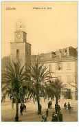 83.OLLIOULES.L'EGLISE ET LA PLACE - Ollioules