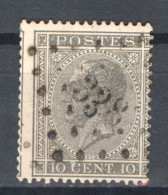 België OCB17 Gestempeld Pt338 Somergem COBA €15 - 1865-1866 Profilo Sinistro