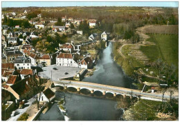 86.LA TRIMOUILLE.n°24665.LE PONT LE MOULIN.VUE GENERALE AERIENNE.CPSM - La Trimouille