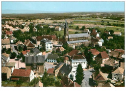 90.ROUGEMONT LE CHATEAU.VUE GENERALE AERIENNE.CPSM - Rougemont-le-Château