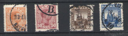 Dinamarca Nº 79/80 Y 125/6. Años 1913-21 - Used Stamps