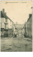 89.SAINT JULIEN DU SAULT.n°11870.LA GRANDE RUE.COMMERCE MILLEREAU.VOIR ETAT.TROUS - Saint Julien Du Sault