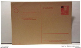 DDR: Ausl-Gs Mit 20 Auf 30 Pf Engels Ungebraucht - Ausgabe Nach Portoänderung Juli 1952 Knr: P 42/02 - Cartes Postales - Neuves