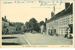 89.PONTIGNY.LA GRANDE RUE - Pontigny