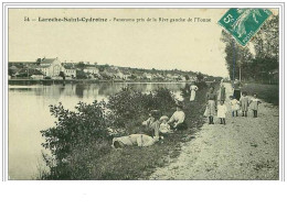 89.LAROCHE SAINT CYDROINE.PANORAMA PRIS DE LA RIVE GAUCHE DE L'YONNE - Laroche Saint Cydroine