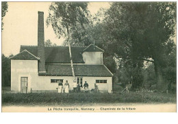 91.MENNECY.n°19169.LA PECHE TRANQUILLE.CHEMINEE DE LA FRITURE - Mennecy